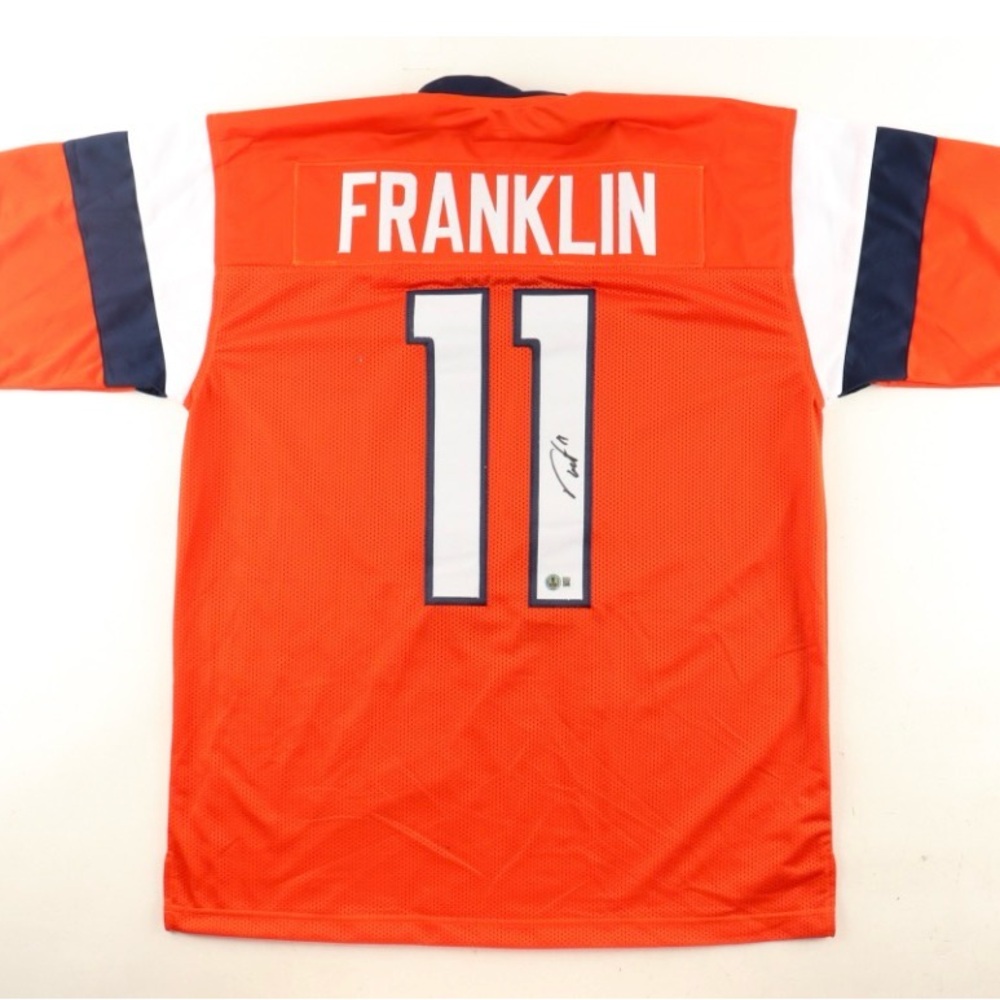 Unk Vibrant Orange and White Sports Jersey